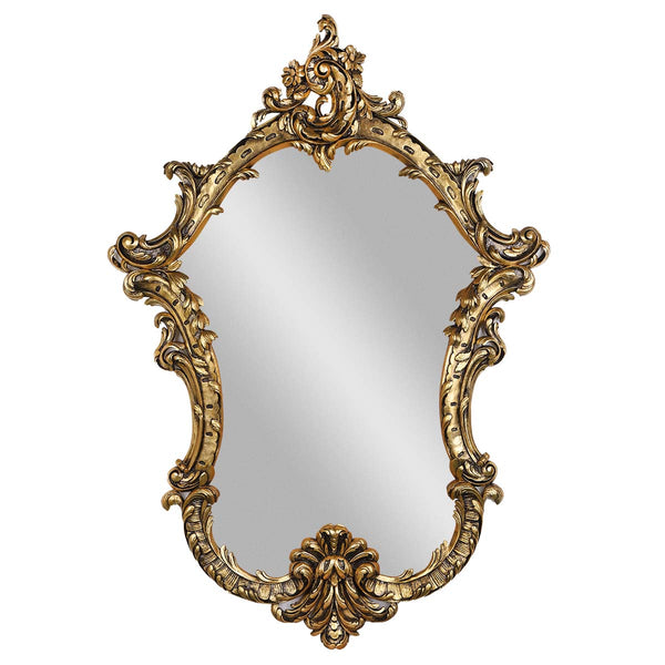 Baroque Gold Wall Mirror - Arch French 