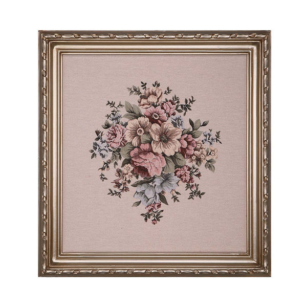 Floral Gobelin Tapestry Wall Art - Ornamental Roses - Code 003