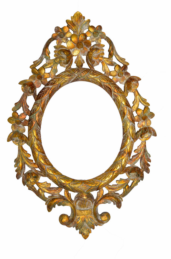 French antique style frame handmade, gold and bronze - KAMAL HANDMADE