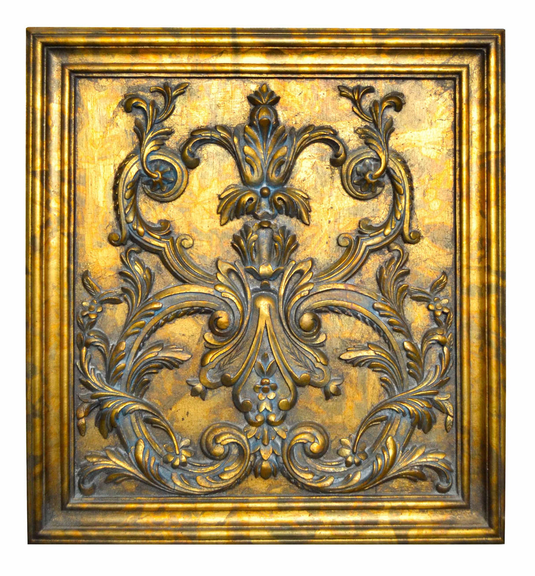 Majestic: Handmade Carved Panel with French Style Ornaments - KAMAL HANDMADE