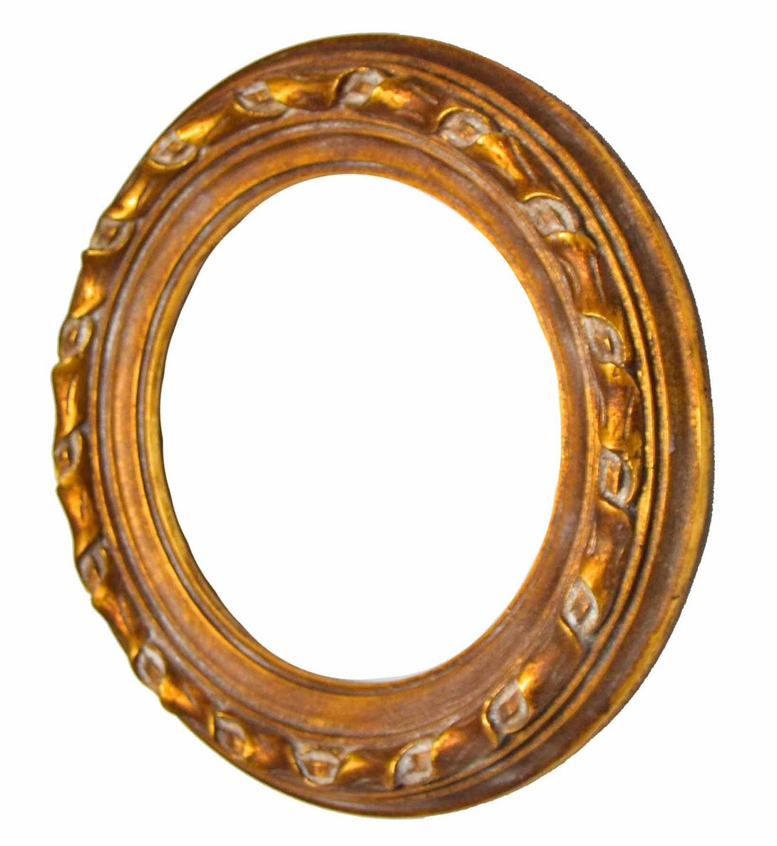 Handcrafted Antique Bronze Circular Frame - KAMAL HANDMADE