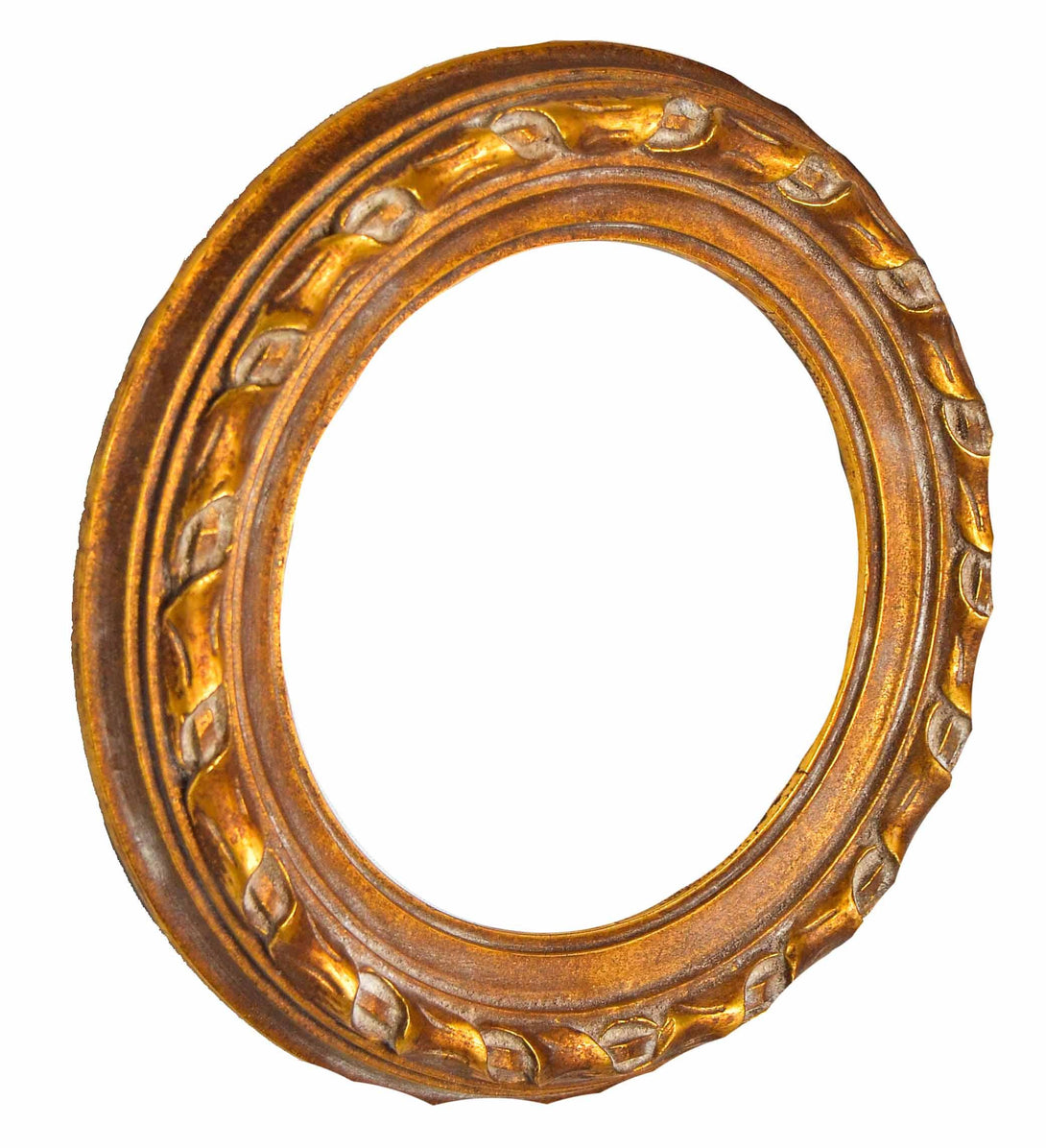 Handcrafted Antique Bronze Circular Frame - KAMAL HANDMADE