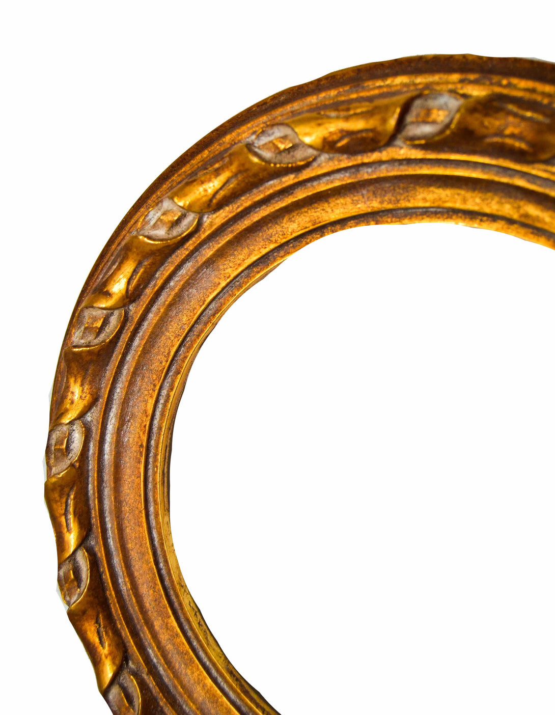 Handcrafted Antique Bronze Circular Frame - KAMAL HANDMADE