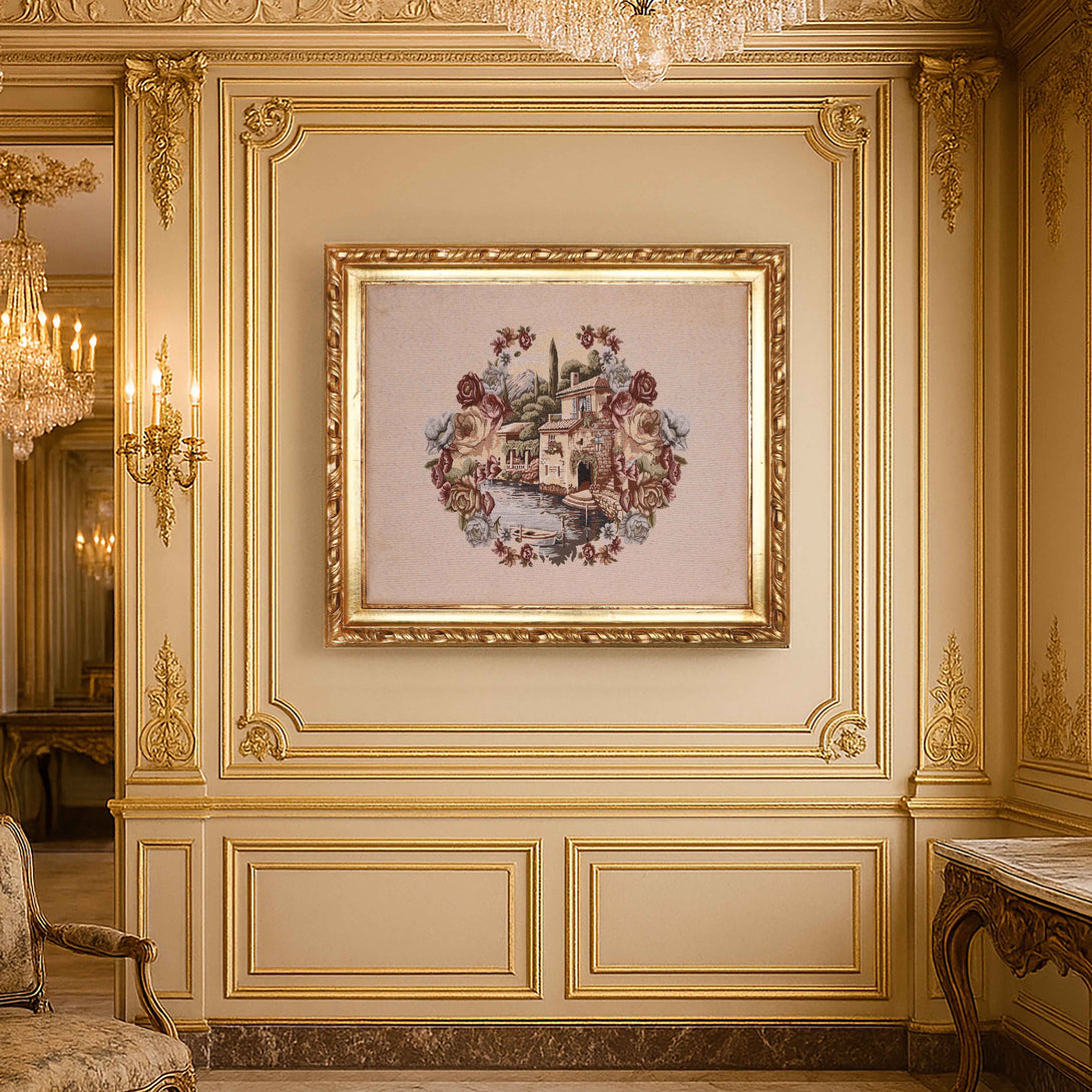 Classy Tapestry, gold frame