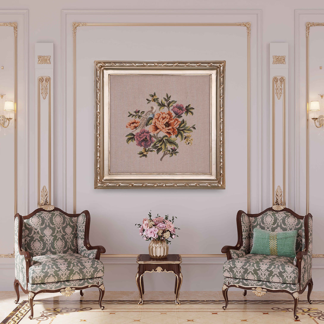 Decorative floral wall art