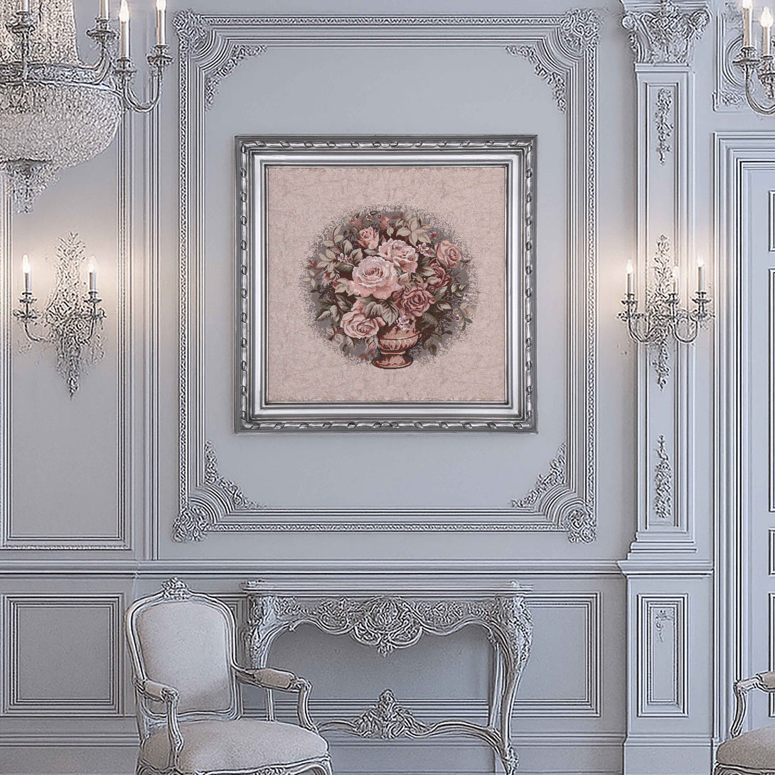 Vintage Rose Bouquet tapestry
